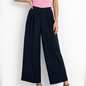 Girlfriend Collective Black Luxe Wide Leg Pant Size Large